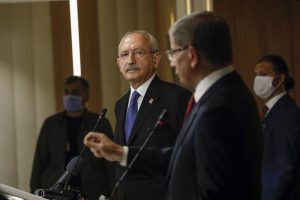 CHP GENEL BAŞKANI KEMAL KILIÇDAROĞLU VE GELECEK PARTİSİ GENEL BAŞKANI AHMET DAVUTOĞLU